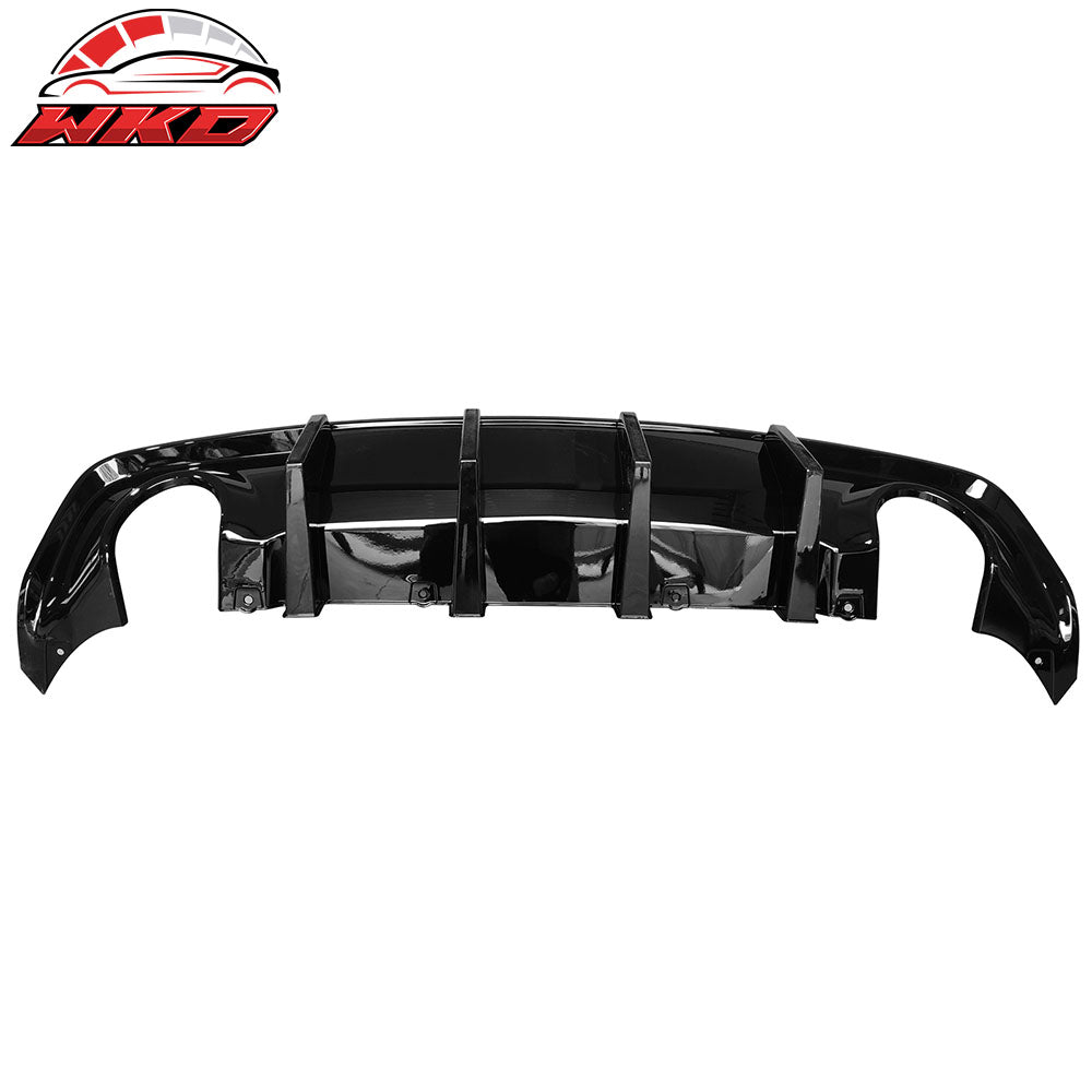 Wholesale 20-23 Charger Widebody Rear Bumper Cover + Gloss Black Diffuser Lip W/ 4 Fin