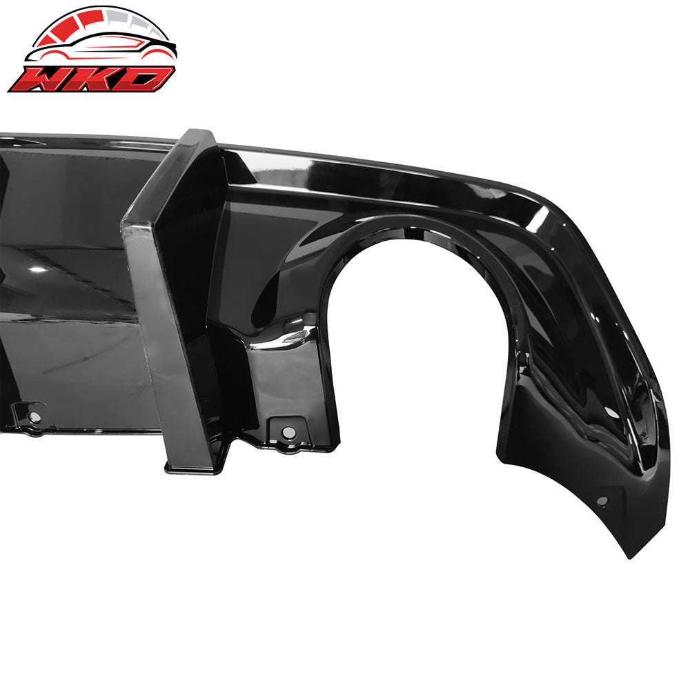 Wholesale 20-23 Charger Widebody Rear Bumper Cover + Gloss Black Diffuser Lip W/ 4 Fin