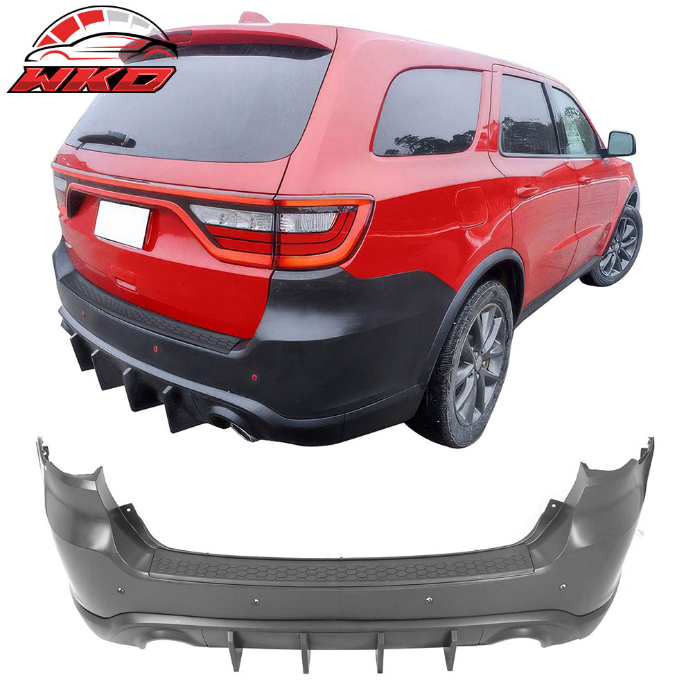 Fits 21-25 Dodge Durango Front Rear Bumper Hellcat Style Conversion V1 Diffuser