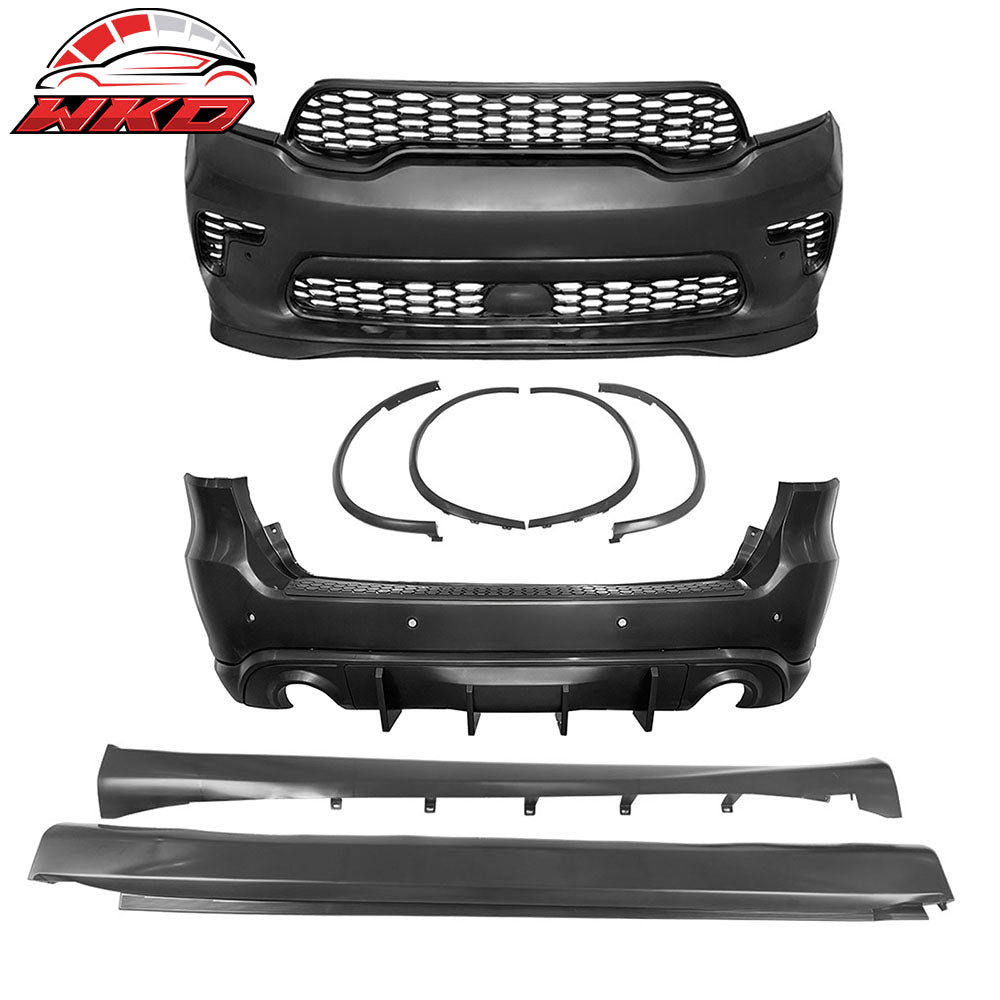 2021-25 Dodge Durango Front Rear Bumper Hellcat Style Conversion V2 Diffuser | Wholesale