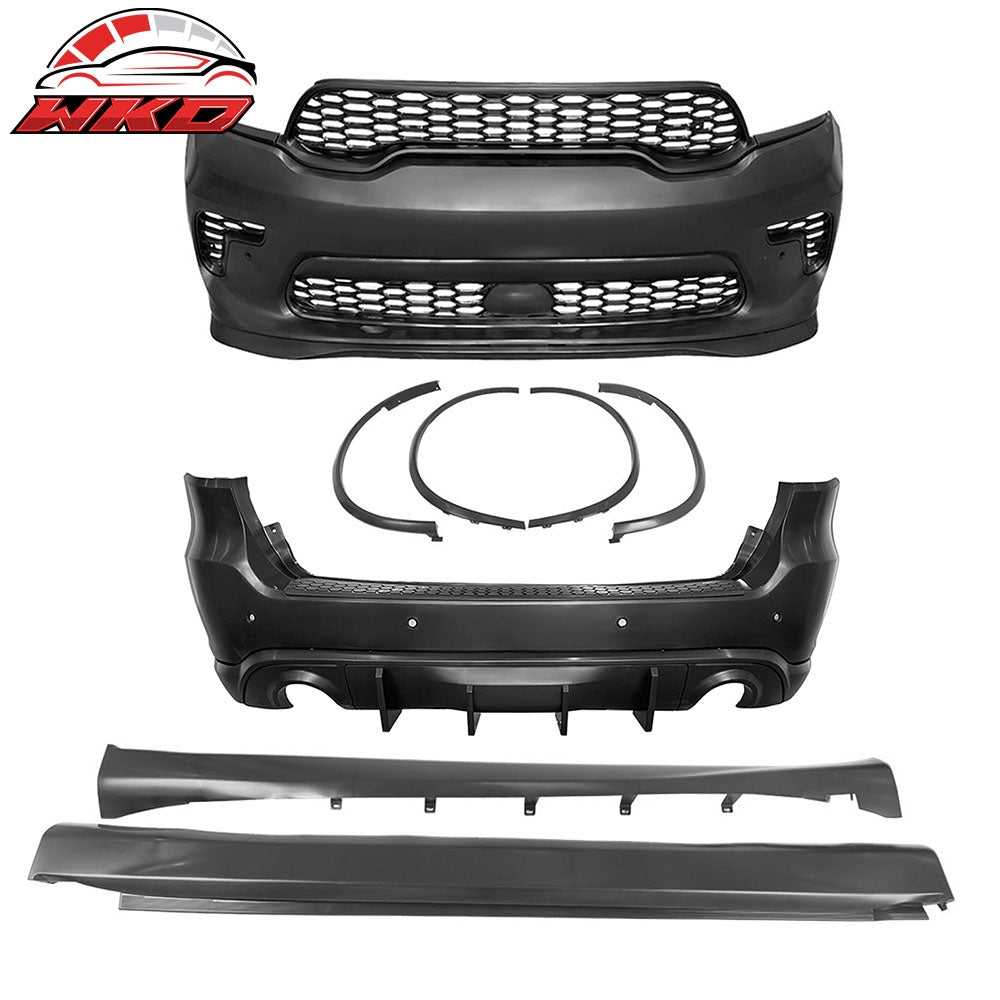 2021-26 Dodge Durango Front Rear Bumper Hellcat Style Conversion V2 Diffuser | Wholesale