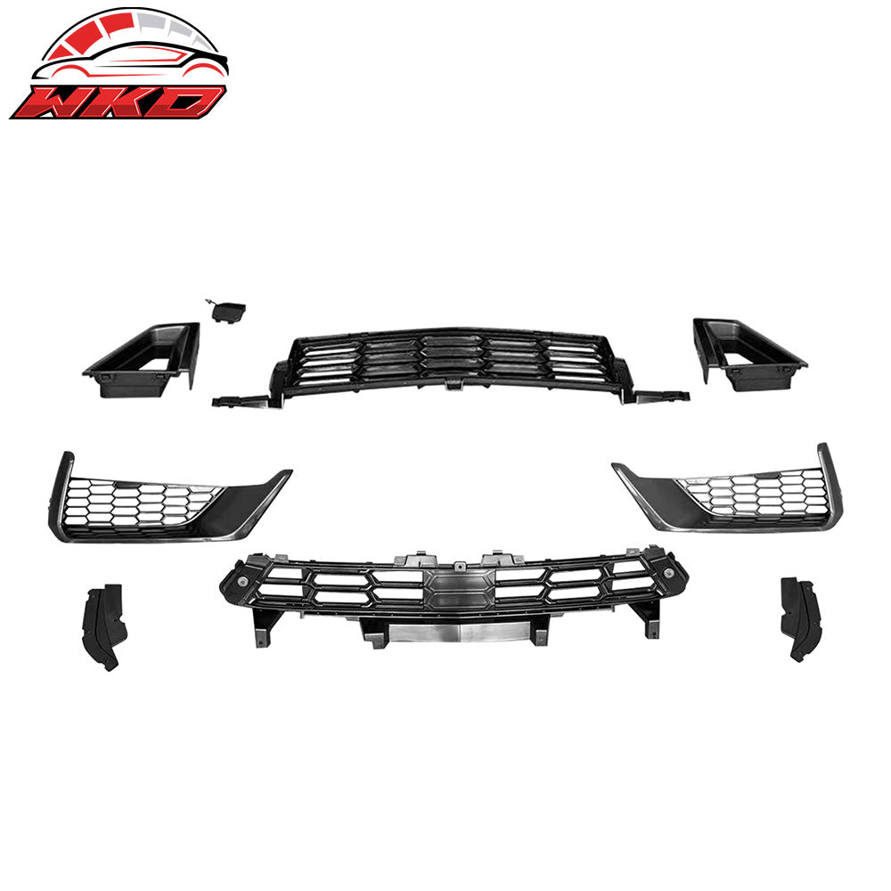 Wholesale 15-17 Ford Mustang 24+ Dark Horse HP Style Front Bumper Conversion W/ Grille