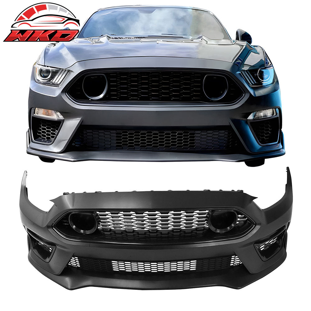 Fits 15-17 Ford Mustang Mach 1 Front Bumper Cover Conversion 2024+ LED Headlight