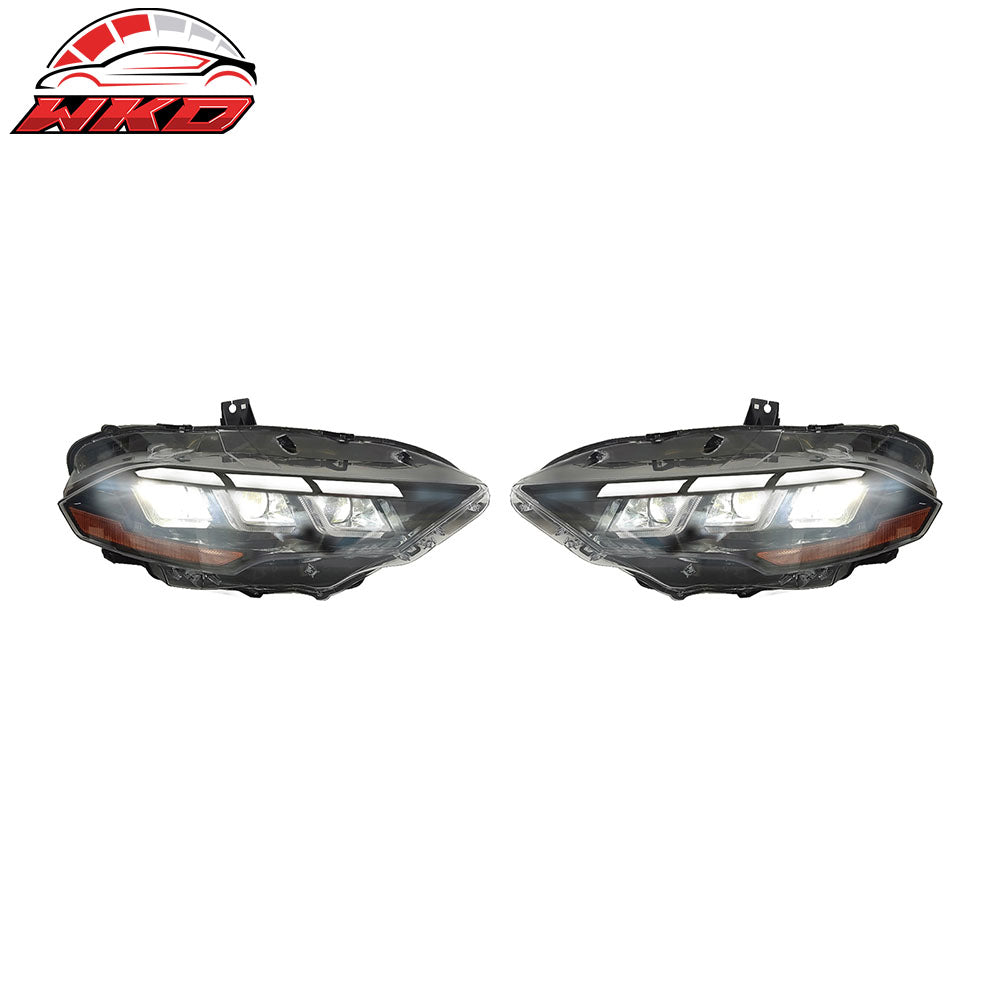 Fits 18-23 Ford Mustang Mach 1 Front Bumper Cover Conversion LED 2024 Headlights