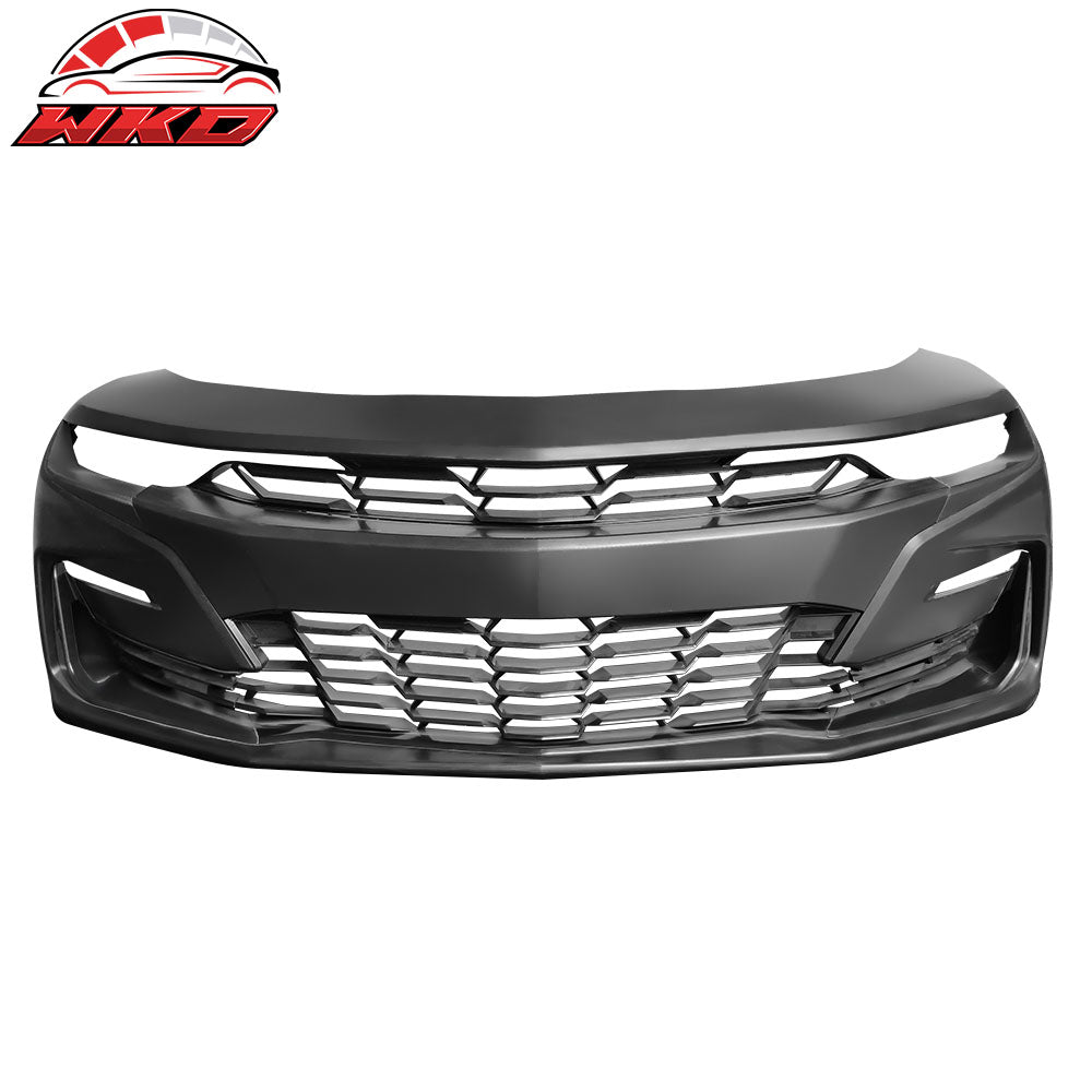 For 19-24 Camaro SS Style PP Front Bumper Cover Conversion Daytime Running Light