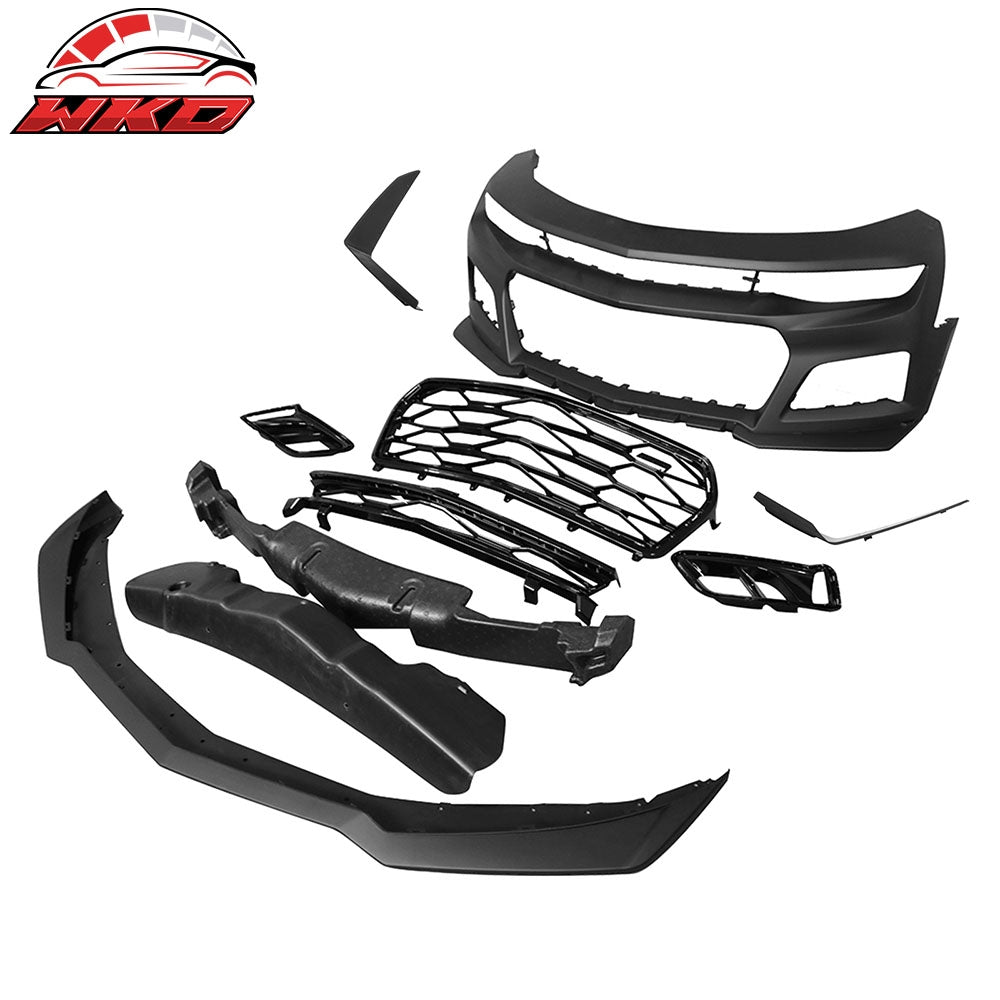 2016-18 Chevrolet Camaro ZL1 Style Front Bumper Cover Conversion W/ Canards | Wholesale