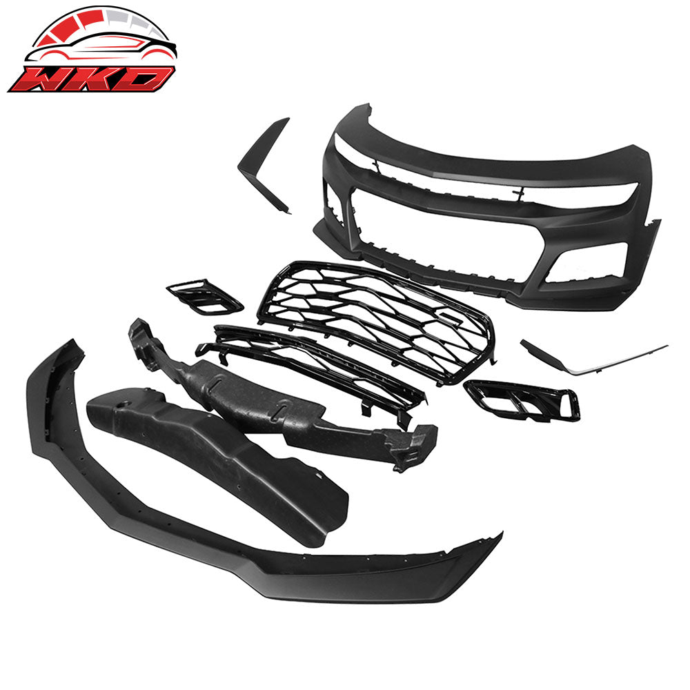 2016-18 Chevrolet Camaro ZL1 Style Front Bumper Cover Conversion W/ Canards | Wholesale