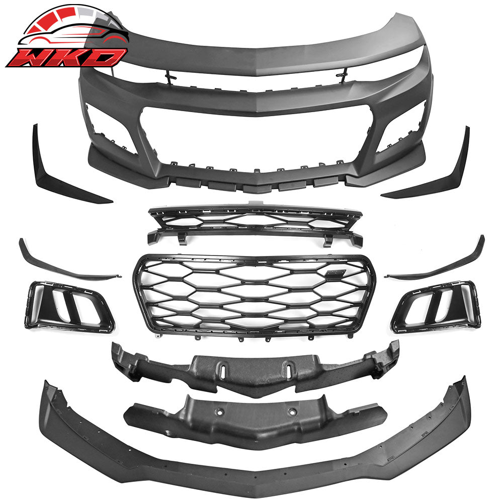 2019-24 Chevy Camaro LS LT1 ZL1 Style Front Bumper Cover Conversion + Canards | Wholesale