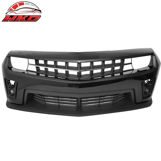 Wholesale 10-13 Chevy Camaro ZL1 Style Front Bumper Cover PP Painted #WA8555 Black