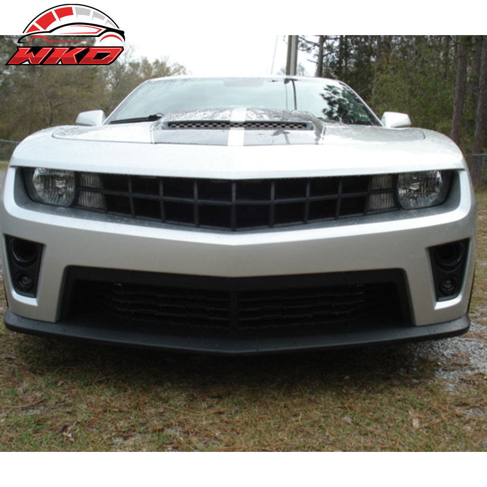 Fits 10-13 Chevy Camaro ZL1 Style Front Bumper Cover PP Painted #WA636R Silver