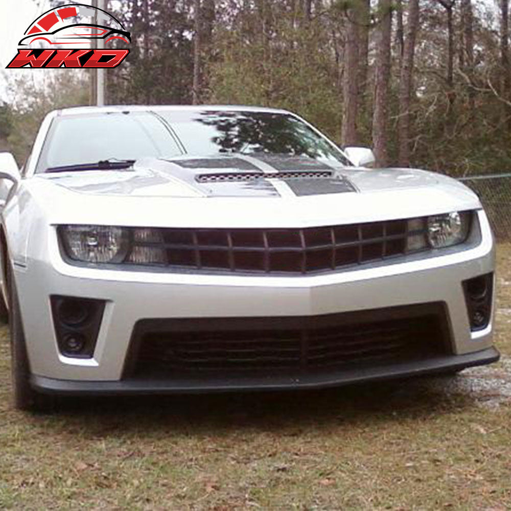 Fits 10-13 Chevy Camaro ZL1 Style Front Bumper Cover PP Painted #WA8624 White