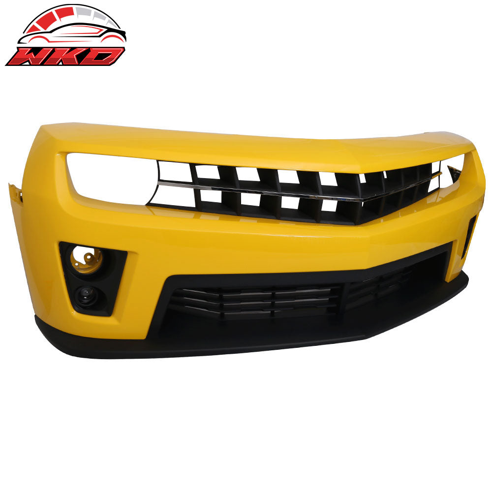 Fits 10-13 Chevy Camaro ZL1 Style Front Bumper Cover PP Painted #WA9414 Yellow
