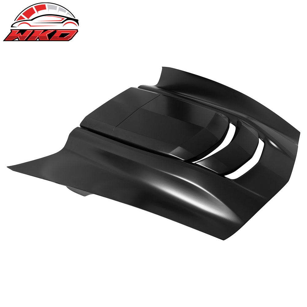 Fits 14-19 Chevy Corvette C7 ZR1 Style Cowl Vented Extractor Front Bumper Hood