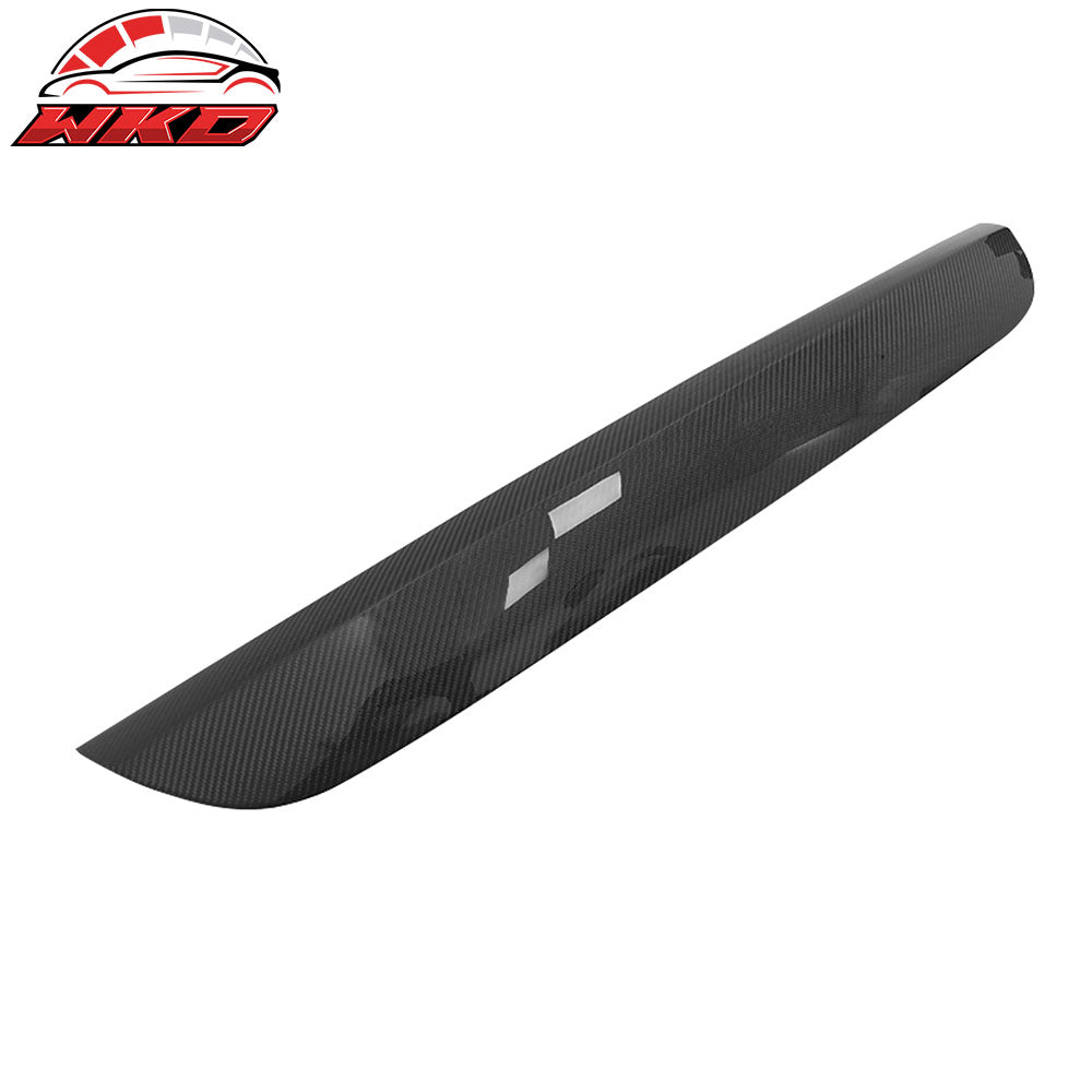 Fit 15-23 Dodge Charger OE Style Front Bumper Face Bar Molding Trim Carbon Fiber
