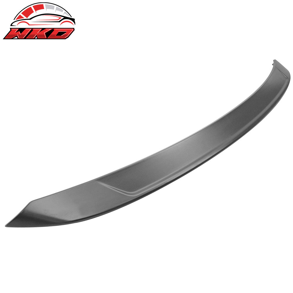 Fits 13-16 Mazda CX-5 Unpainted Black Rear Trunk Spoiler Lip Add On Wing ABS