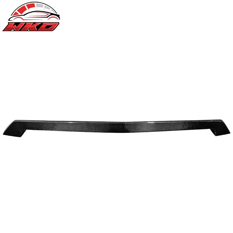 Fits 16-19 Cadillac ATS-V Sedan Only V Style Trunk Spoiler - Matte Carbon Fiber