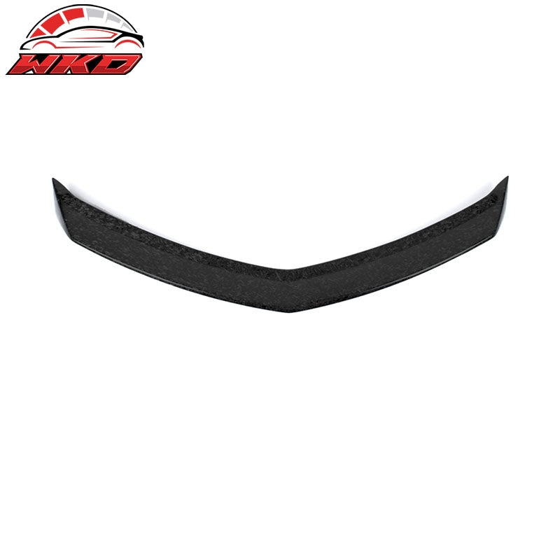 Wholesale 16-19 Cadillac ATS V Style Rear Trunk Spoiler Lip Matte Forged Carbon Fiber