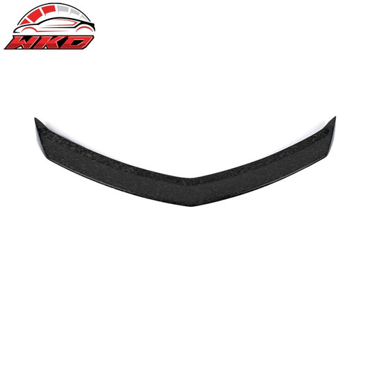 Wholesale 16-19 Cadillac ATS V Style Rear Trunk Spoiler Lip Matte Forged Carbon Fiber