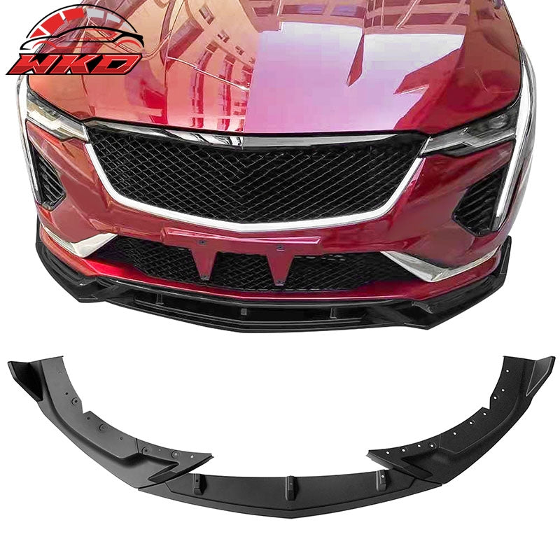 Wholesale 20-26 Cadillac CT4 Matte Black Front Bumper Lip PP 3PC