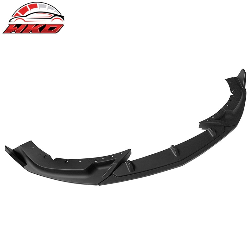 Fits 20-26 Cadillac CT4 Matte Black Front Bumper Lip PP 3PC