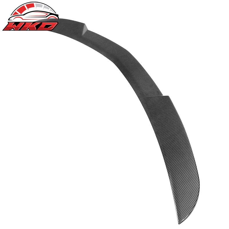 Fits 20-26 Cadillac CT5 CS Carbon Fiber Print Trunk Spoiler ABS