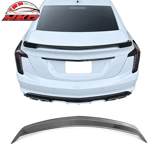 Wholesale 20-26 Cadillac CT5 V Blackwing Carbon Fiber Print Trunk Spoiler Wing ABS