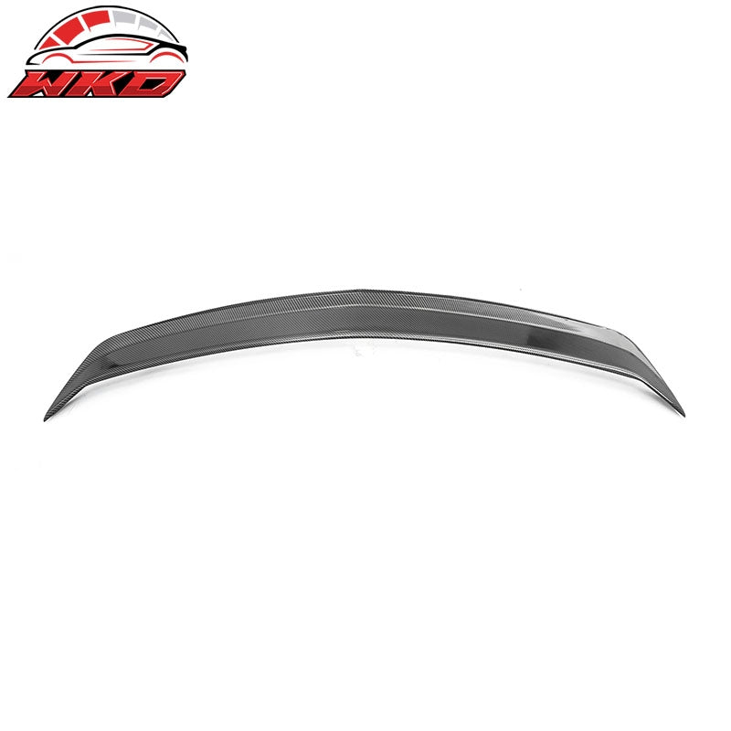 Fits 20-26 Cadillac CT5 V Blackwing Carbon Fiber Print Trunk Spoiler Wing ABS