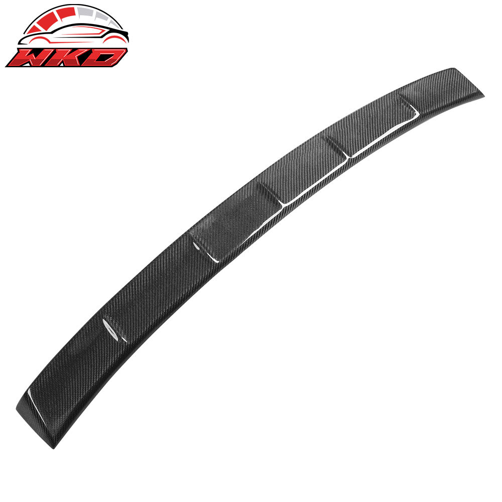 Fits 20-23 Cadillac CT5 IKON Style Carbon Fiber Window Rear Roof Spoiler Wing