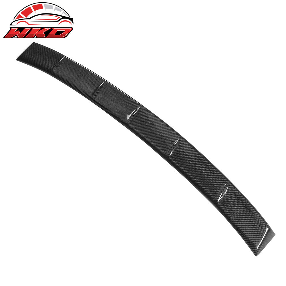 Fits 20-23 Cadillac CT5 IKON Style Carbon Fiber Window Rear Roof Spoiler Wing