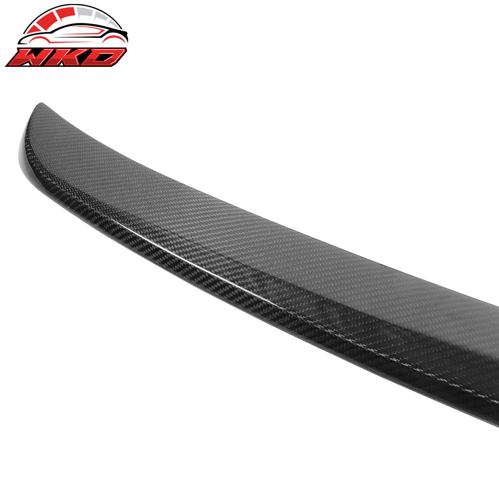 Fits 20-25 Cadillac CT5 OE Style Rear Trunk Spoiler Wing Lip Real Carbon Fiber