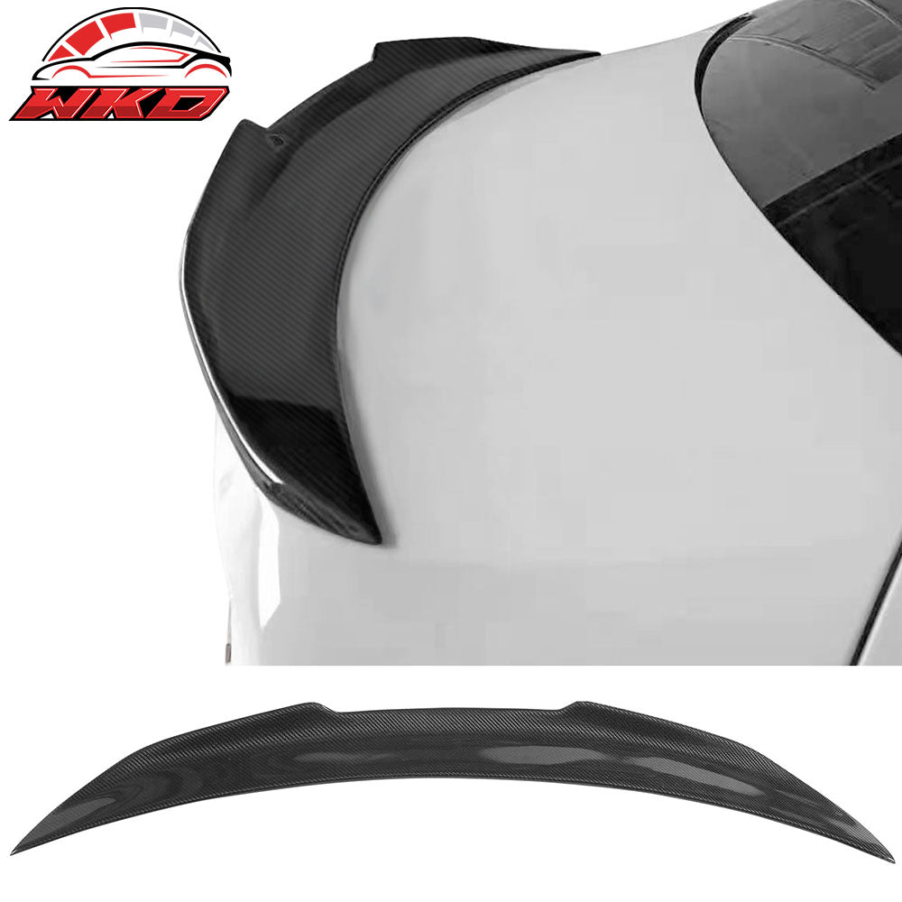 Fits 20-25 Cadillac CT5 PSM Style Rear Trunk Spoiler Wing Real Carbon Fiber