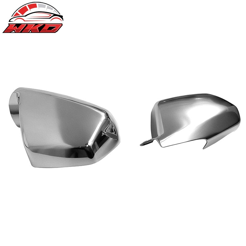 Fits 08-13 Cadillac CTS Chrome Full Mirror Covers Left Right Side Caps ABS Pair