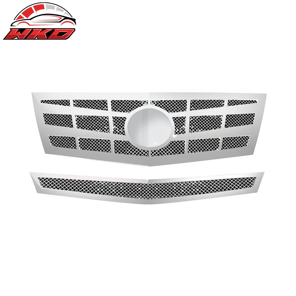 Wholesale 2008-2011 Cadillac CTS Sedan Mesh Chrome Front Insert Grille Stainless Steel