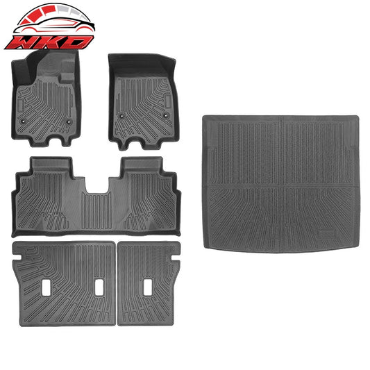 Wholesale 25-26 Cadillac Optiq TPE All Weather Floor Mats + Trunk Mat + Backrest Mats - Wikond Auto