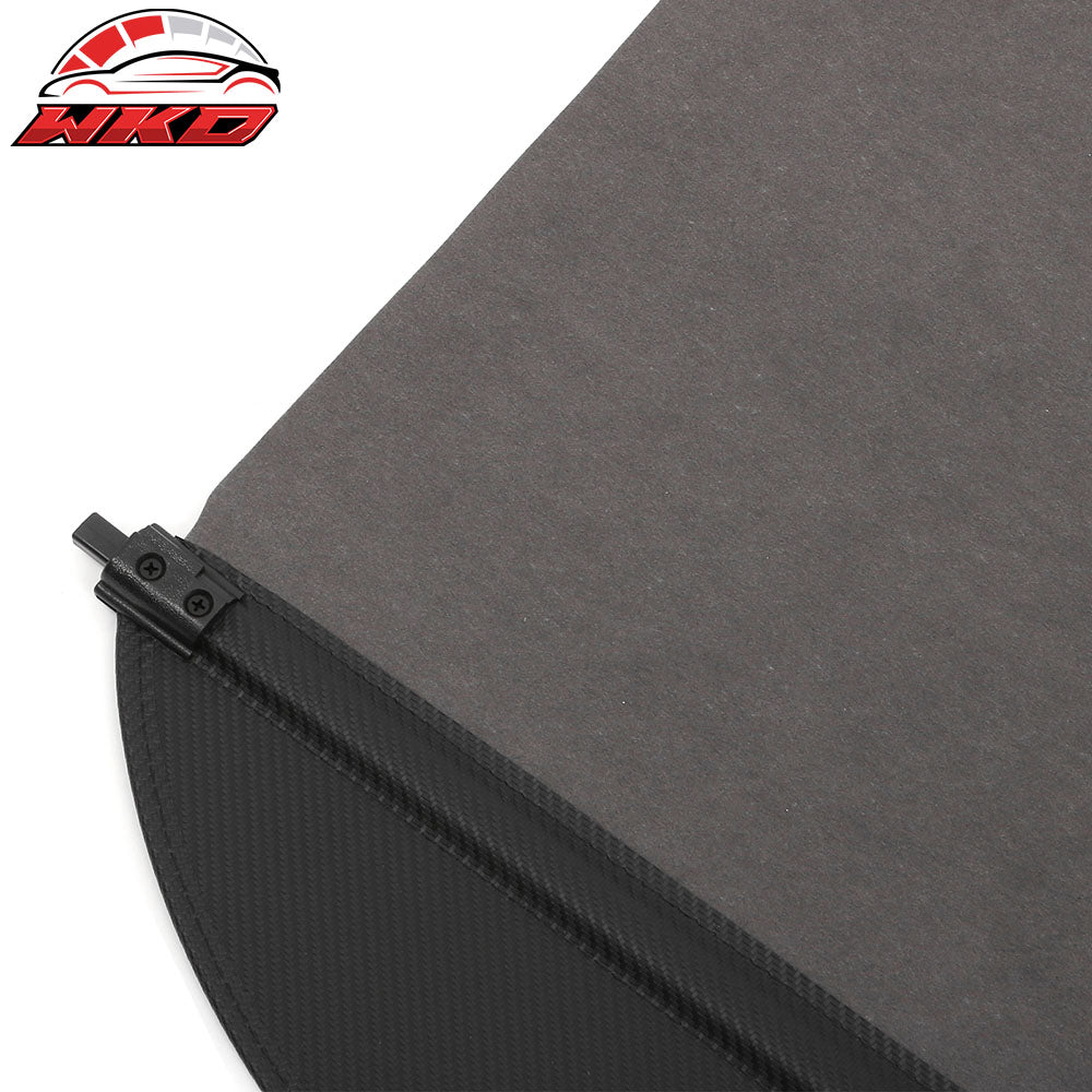 Fits 25-26 Cadillac Optiq Carbon Fiber Print Retractable Rear Trunk Cargo Cover