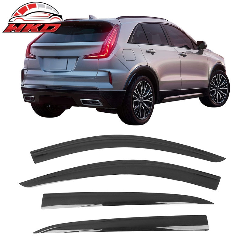 Wholesale 19-25 Cadillac XT4 Low Profile Style Tape on Window Visors Vent Deflector - Wikond Auto