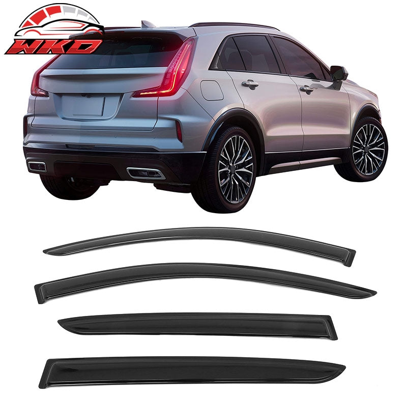 Wholesale 19-25 Cadillac XT4 Tape on Window Visors Vent Rain Sun Guards Deflectors