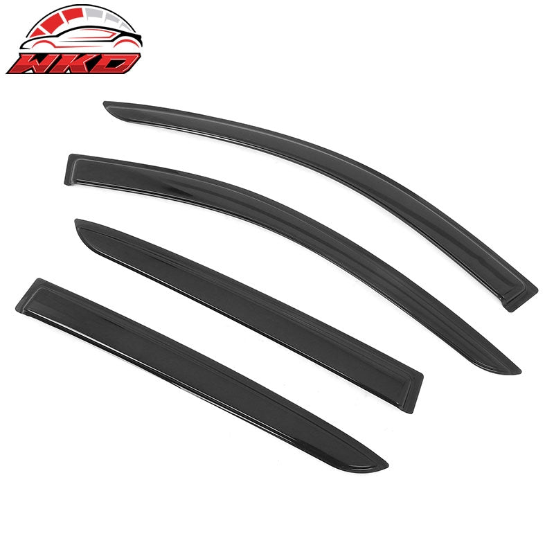 Fits 19-25 Cadillac XT4 Tape on Window Visors Vent Rain Sun Guards Deflectors