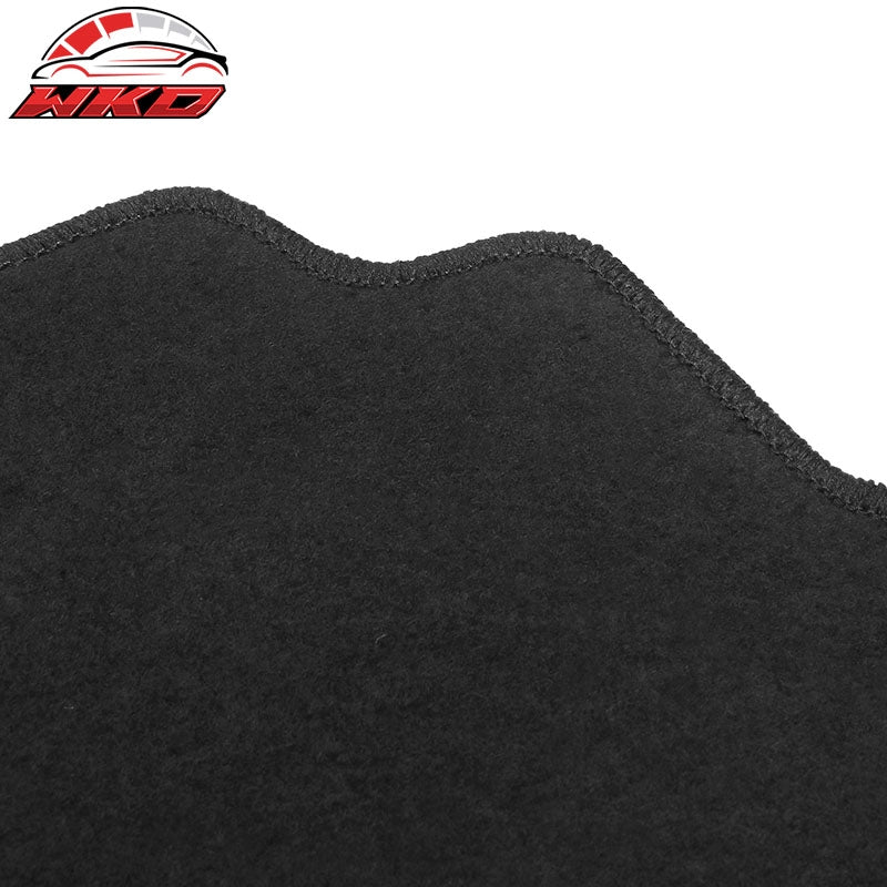 Fits 17-26 Cadillac XT5 Black Nylon Floor Mats Front Rear Custom Carpets Liner