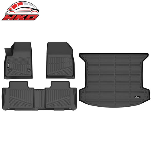 Wholesale 17-26 Cadillac XT5 TPE All Weather Waterproof 3D Floor Liners + Trunk Mats - Wikond Auto
