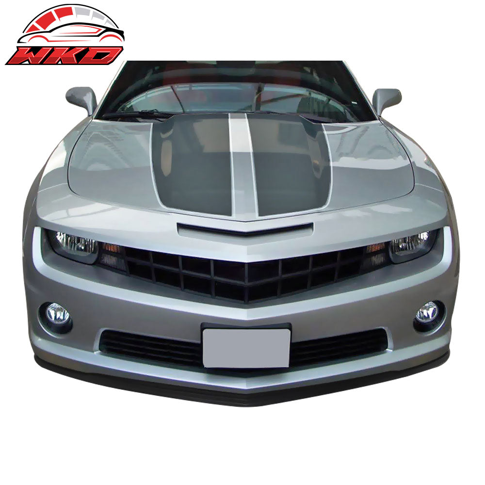 Fits 10-13 Chevy Camaro 2Dr V8 V Style Front Bumper Lip Spoiler - PU