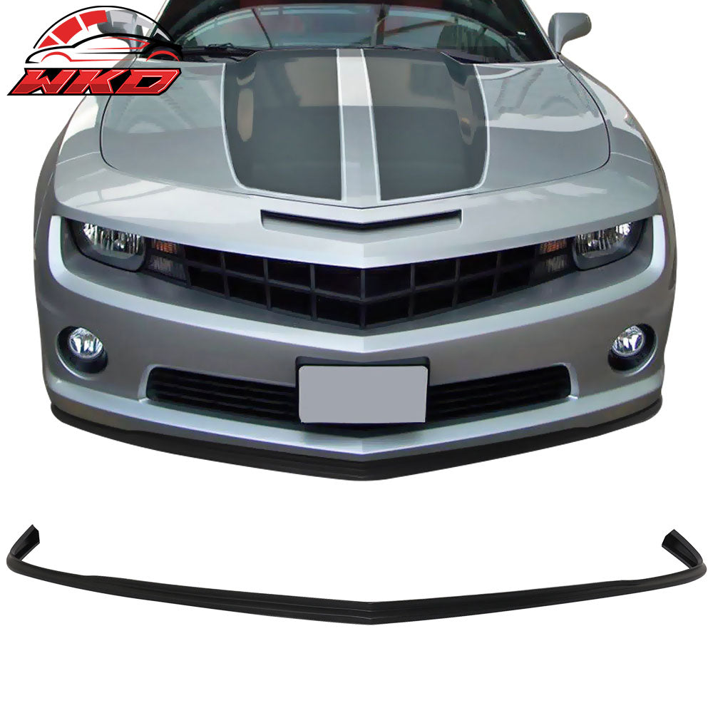 Fits 10-13 Chevy Camaro 2Dr V8 V Style Front Bumper Lip Spoiler - PU