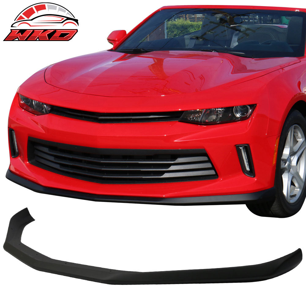 Fits 16-18  Chevrolet Camaro LT OE Style Unpainted Front Bumper Lip Spoiler ABS
