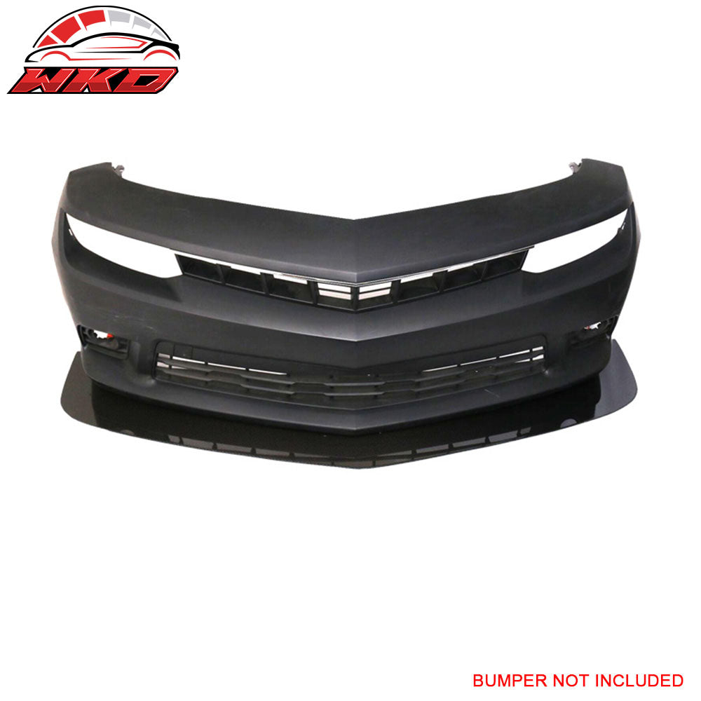 Fits 14-15 Chevrolet Camaro V1 Front Bumper Lip Carbon Fiber CF