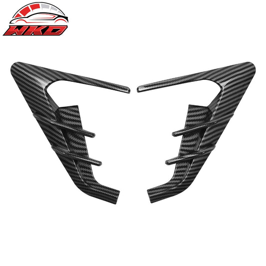 2024-26 Tesla Model 3/25 Y V1 Carbon Fiber Print Side Camera Flank Cover Trim | Wholesale