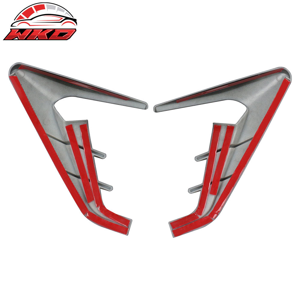 Fits 24-25 Tesla Model 3/25 Y V1 Carbon Fiber Print Side Camera Flank Cover Trim