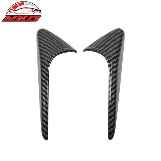 2024-25 Tesla Model 3/25 Y Carbon Fiber Print Side Camera Flank Cover Trim | Wholesale