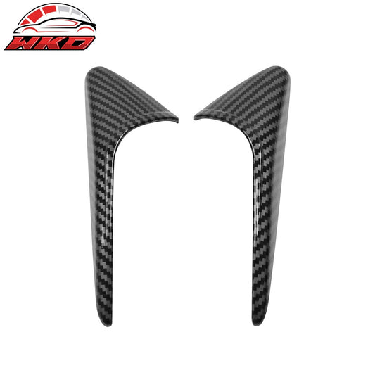 2024-26 Tesla Model 3/25 Y Carbon Fiber Print Side Camera Flank Cover Trim | Wholesale