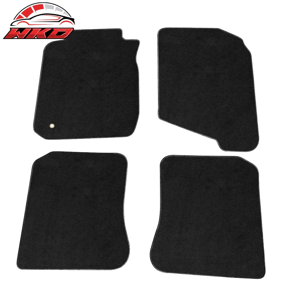 1998-02 Toyota Corolla 4PCS Auto Car Front Rear Floor Mats Carpet Black Nylon | Wholesale
