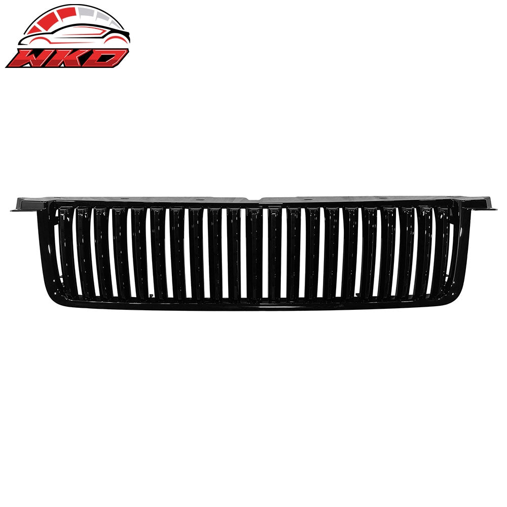 Wholesale 06-10 Ford Explorer XLS Vertical Bar Style Front Bumper Grille Gloss Black